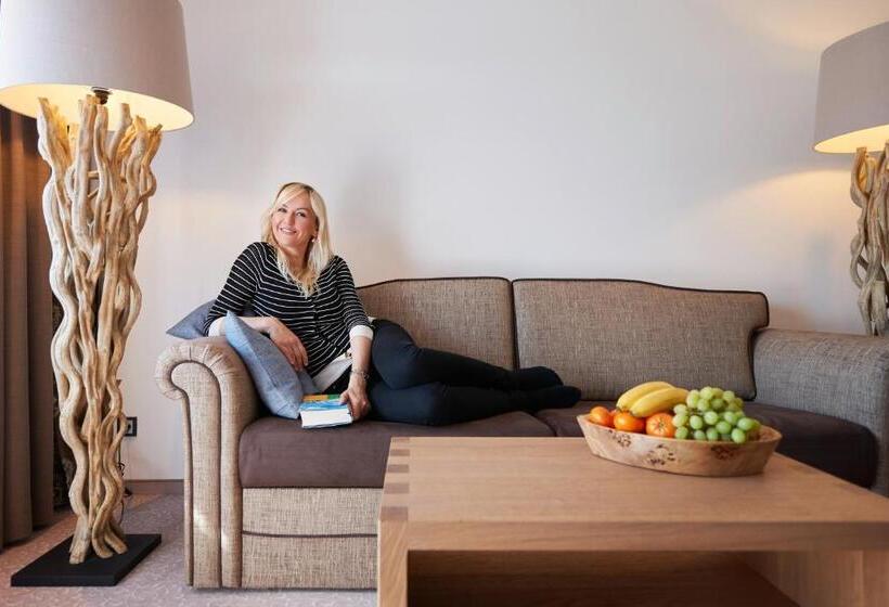 1 Sovrums Lägenhet med Terass, Boutique Hotel Herzhof   Garni Appartements   Adults Only