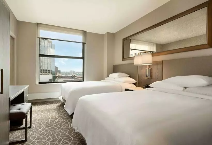 ダブルベッドのスタンダードスタジオ, Embassy Suites By Hilton Minneapolis Downtown