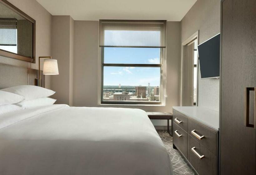带大床的套房, Embassy Suites By Hilton Minneapolis Downtown