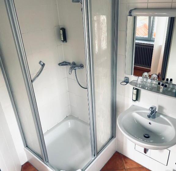 חדר סטנדרט עם מרפסת, & Restaurant Grüner Baum Merzhausen