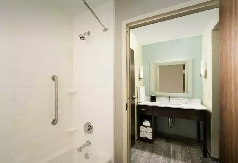 キングサイズベッドのスイートルーム, Homewood Suites By Hilton San Antonio Airport