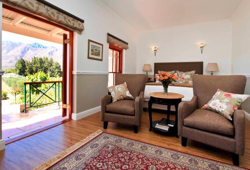 غرفة ديلوكس سرير ملكى, Montagu Vines Guesthouse