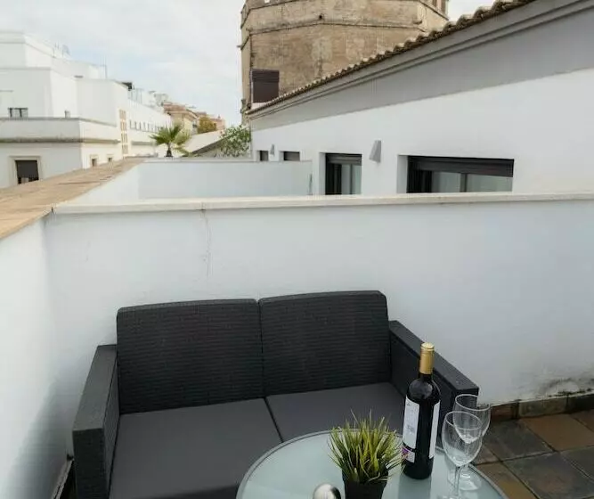 １ベッドルームペントハウスアパート, Azz Sevilla Torre de La Plata Apartamentos