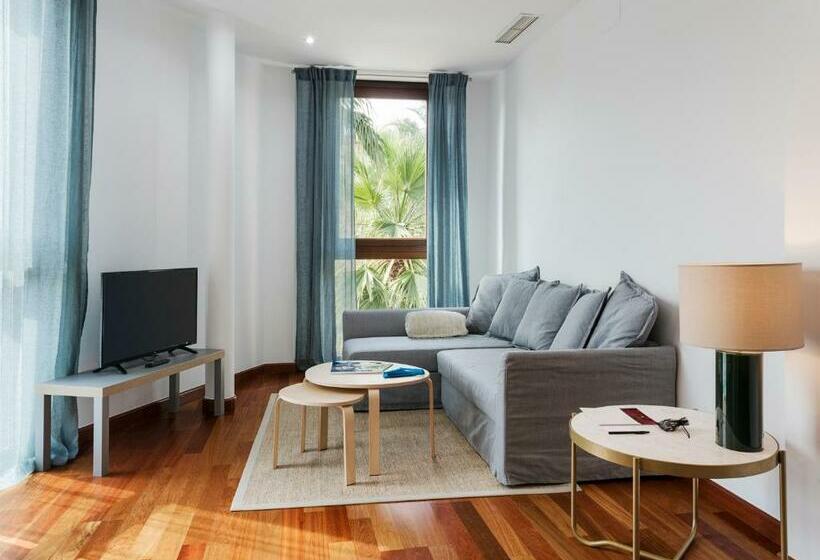 Апартаменты 1 Спальня, Azz Sevilla Torre de La Plata Apartamentos