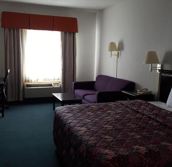 キングサイズベッドのスタンダードルーム, Rodeway Inn Urbana Champaign University Area