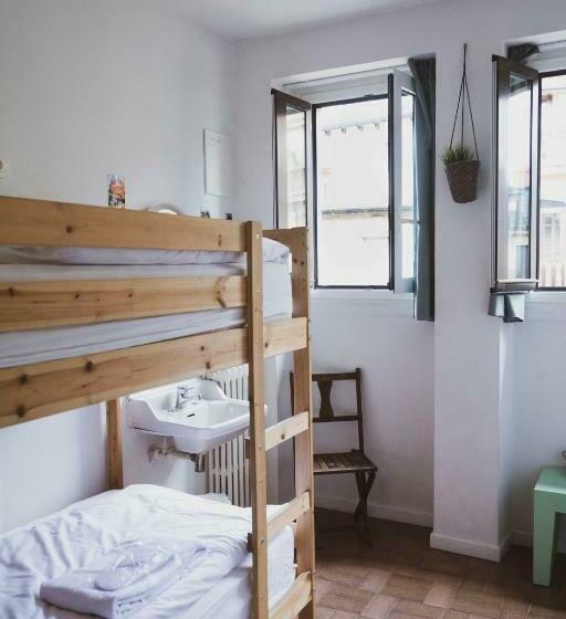 スタンダードルーム、2段ベッド共用バスルーム, A Room In The City Hostel