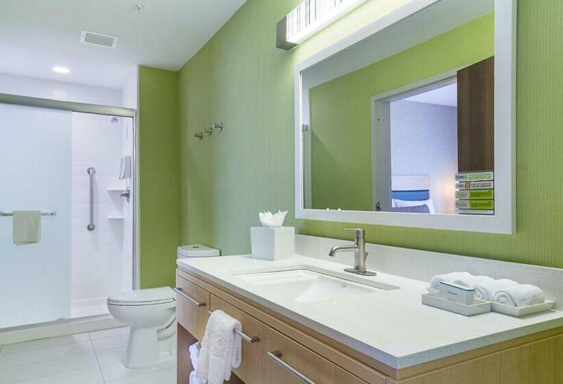 חדר דלוקס עם מיטת קינג, Home2 Suites By Hilton Dallas Grand Prairie