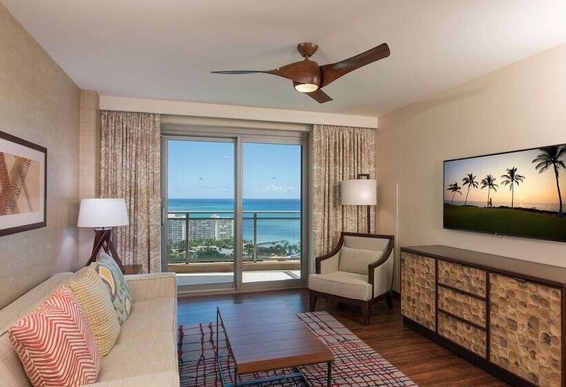 Люкс Deluxe Вид на Море, Hilton Grand Vac Club The Grand Islander Waikiki Honolulu