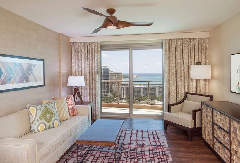 2 베드룸 디럭스 스위트, Hilton Grand Vac Club The Grand Islander Waikiki Honolulu