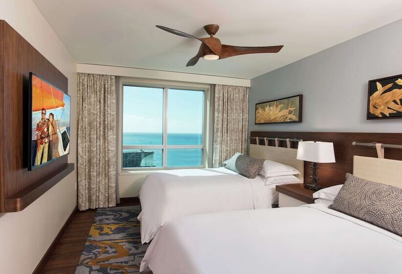 Люкс Адаптированный для Инвалидов, Hilton Grand Vac Club The Grand Islander Waikiki Honolulu