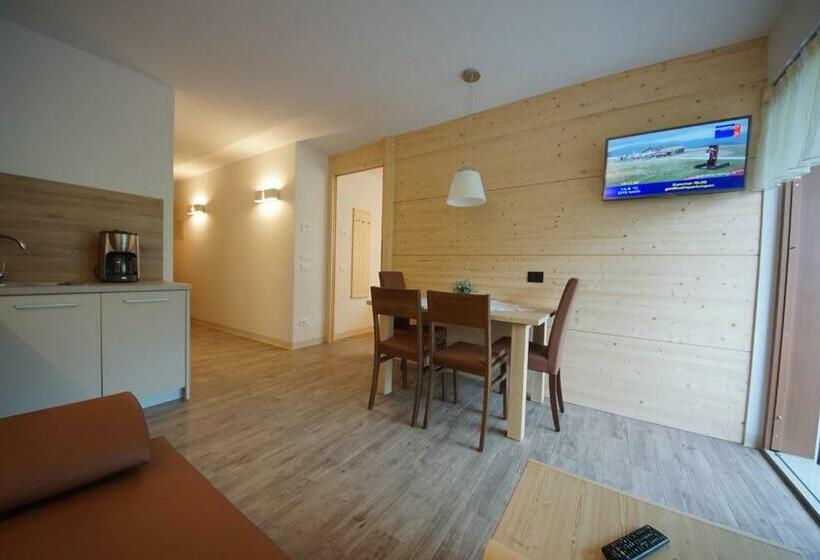 带1个卧室的公寓, Residence Plan De Corones