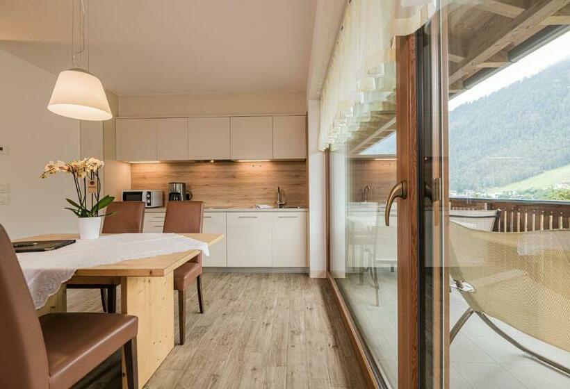 带1个卧室的公寓, Residence Plan De Corones