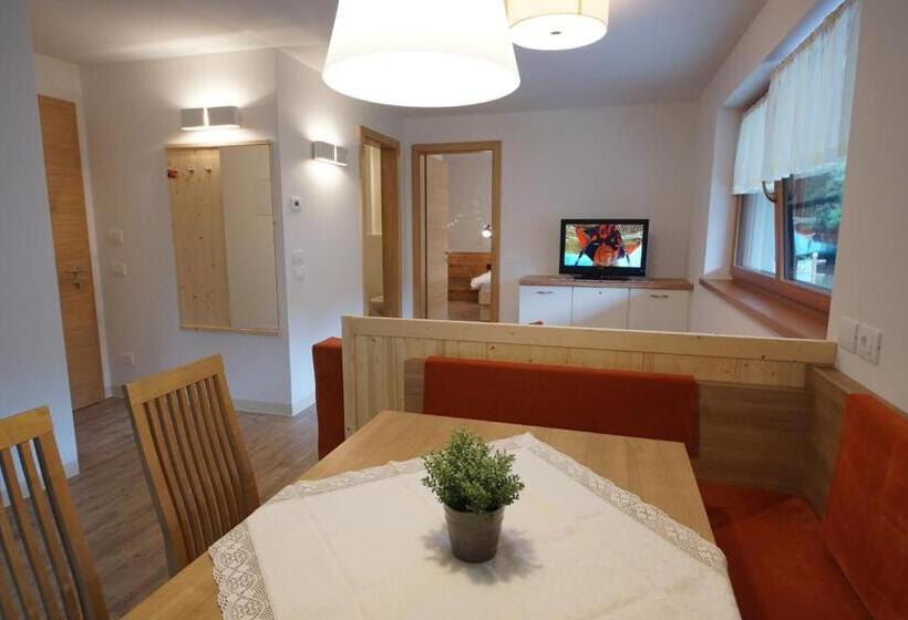 带1个卧室的高级公寓, Residence Plan De Corones