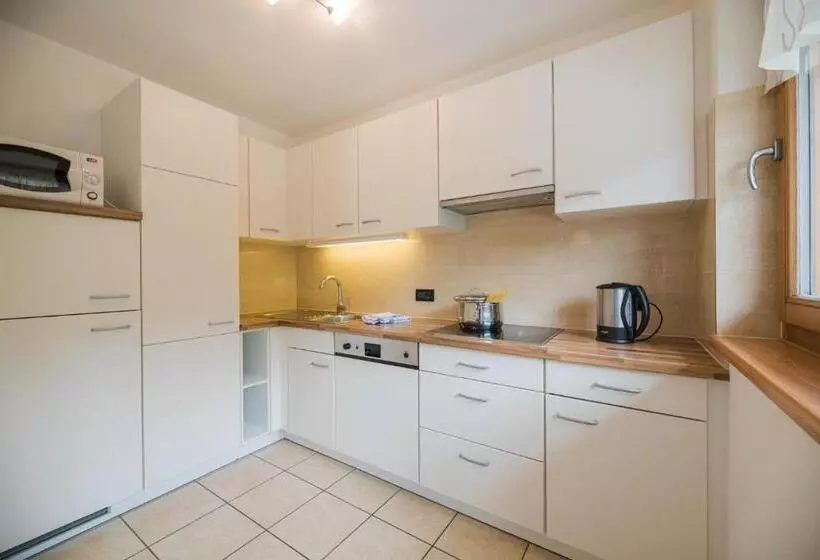 １階の１ベッドルームアパートメント, Residence Plan De Corones