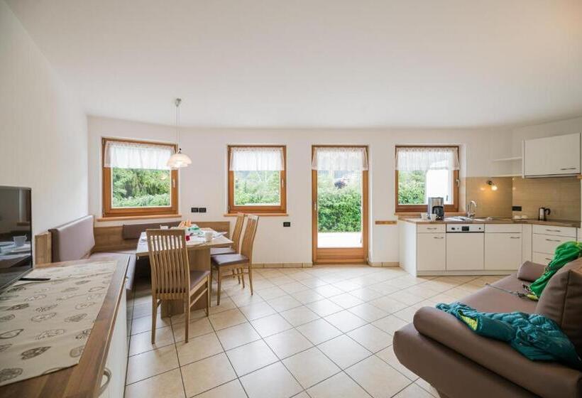 带1个卧室带花园景观的公寓, Residence Plan De Corones