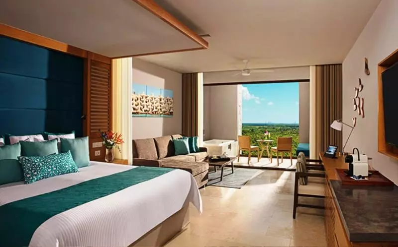 庭の見えるジュニアスイート, Dreams Playa Mujeres Golf & Spa Resort   All Inclusive