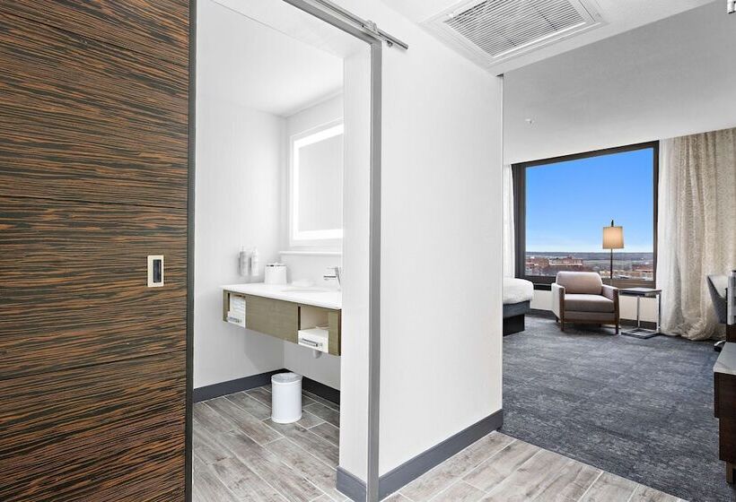 חדר סטנדרט עם מיטת קינג, Hampton Inn Kansas City/downtown Financial District