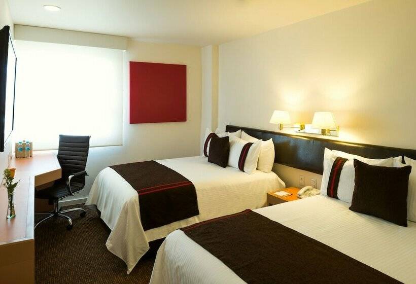 ２ダブルベッドのスタンダードルーム, Ramada By Wyndham Tampico Centro