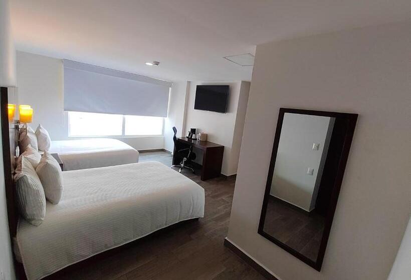２ダブルベッドのスタンダードルーム, Ramada By Wyndham Tampico Centro