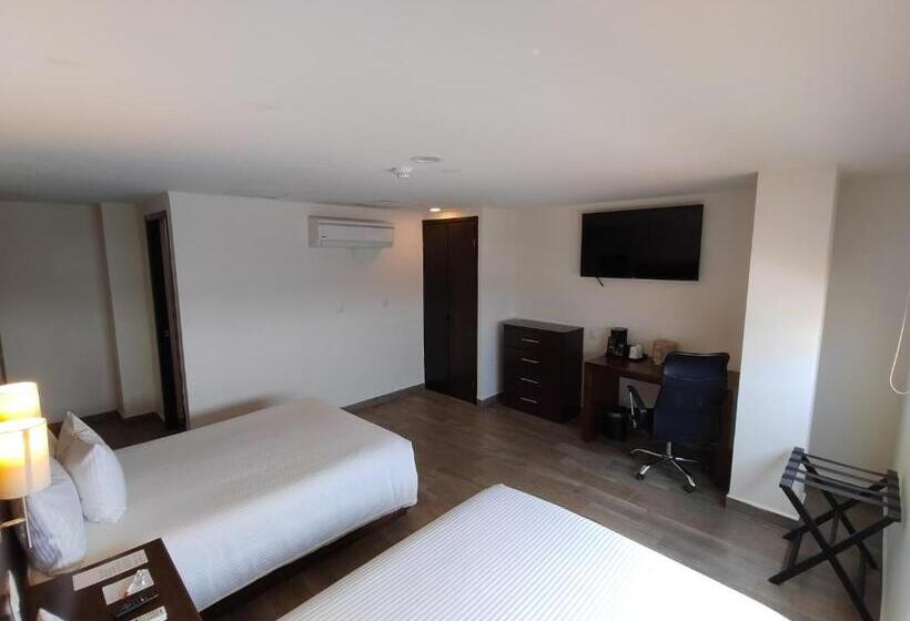 스탠다드 룸 더블 침대 2개, Ramada By Wyndham Tampico Centro