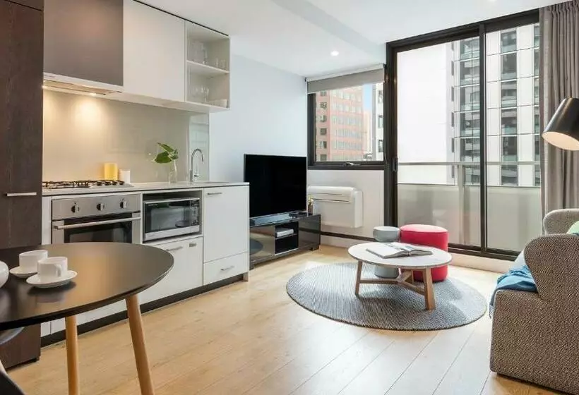 １ベッドルームアパートメント, Oaks Melbourne Southbank Suites