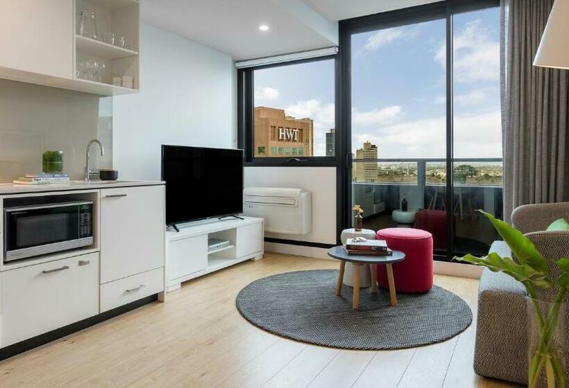 شقة غرفة واحدة ذات إطلالة, Oaks Melbourne Southbank Suites