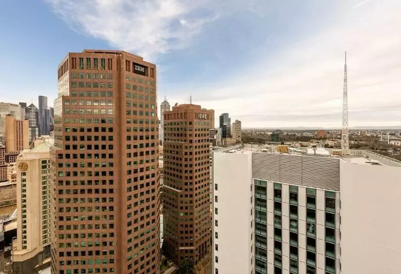 景色の見える一ベッドルームアパートメント, Oaks Melbourne Southbank Suites