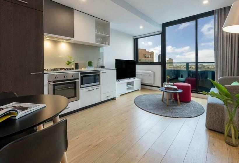 شقة غرفة واحدة ذات إطلالة, Oaks Melbourne Southbank Suites