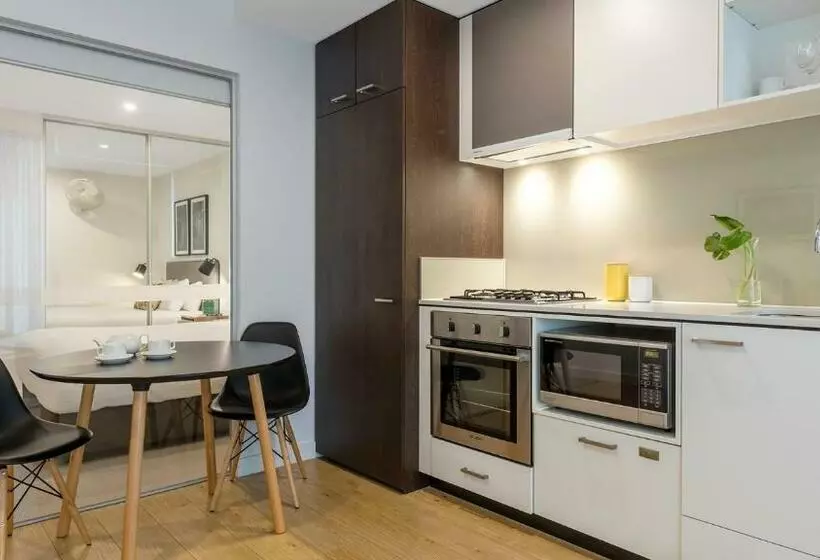 １ベッドルームアパートメント, Oaks Melbourne Southbank Suites