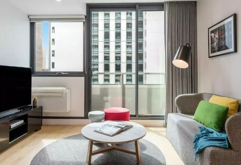 １ベッドルームアパートメント, Oaks Melbourne Southbank Suites