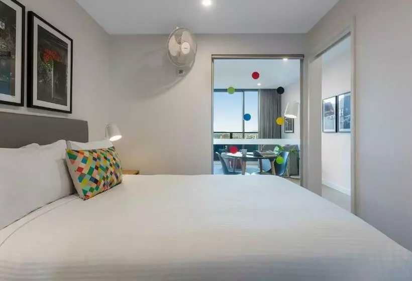 景色の見える一ベッドルームアパートメント, Oaks Melbourne Southbank Suites