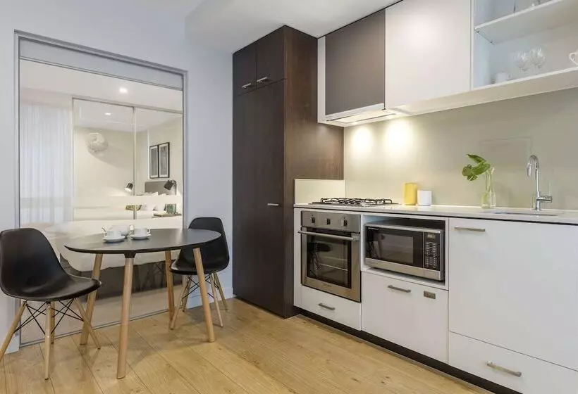 １ベッドルームアパートメント, Oaks Melbourne Southbank Suites