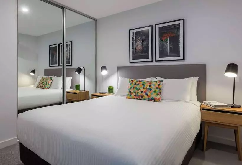 １ベッドルームアパートメント, Oaks Melbourne Southbank Suites