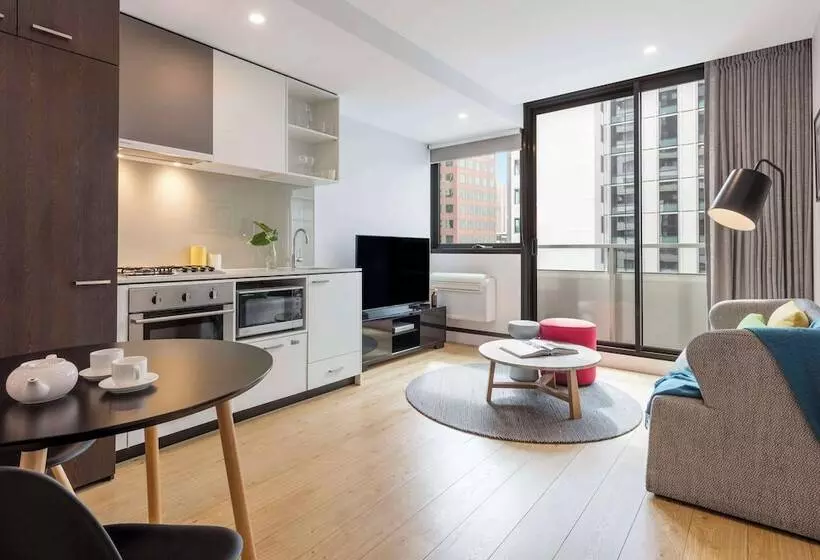 １ベッドルームアパートメント, Oaks Melbourne Southbank Suites