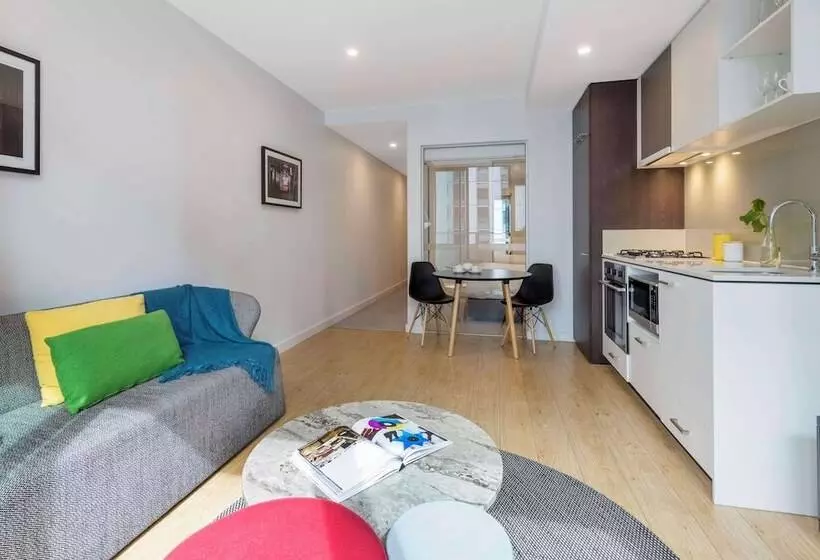 １ベッドルームアパートメント, Oaks Melbourne Southbank Suites