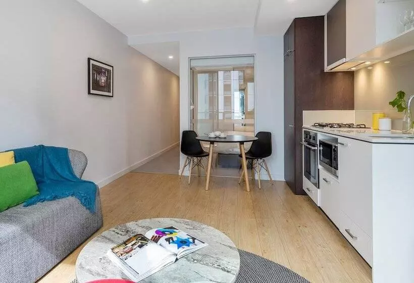 １ベッドルームアパートメント, Oaks Melbourne Southbank Suites