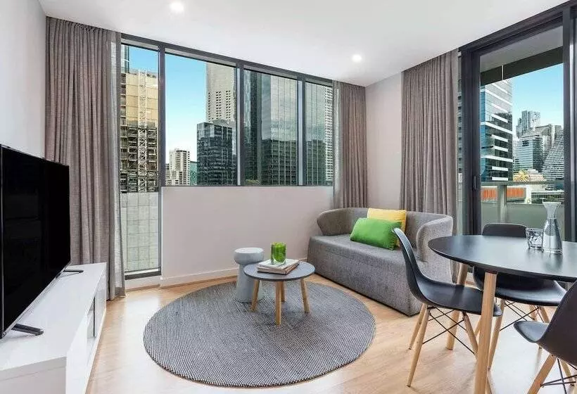 ２ベッドルームアパートメント, Oaks Melbourne Southbank Suites