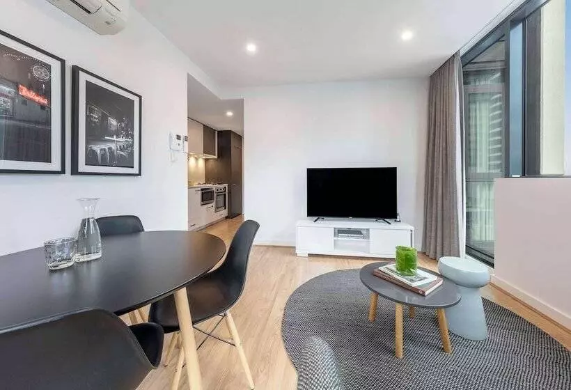 ２ベッドルームアパートメント, Oaks Melbourne Southbank Suites