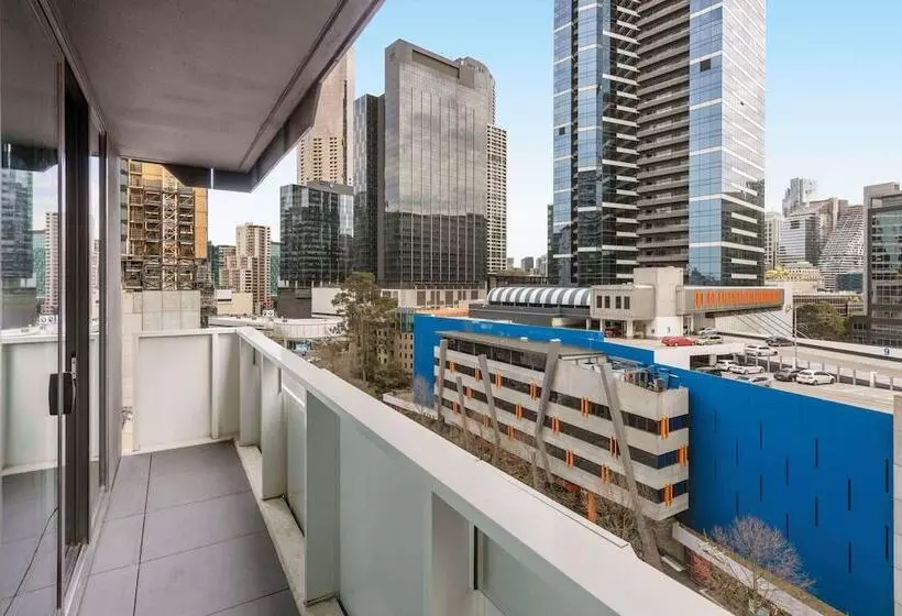 ２ベッドルームアパートメント, Oaks Melbourne Southbank Suites