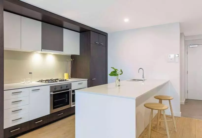 ２ベッドルームのエクゼクティブアパートメント, Oaks Melbourne Southbank Suites