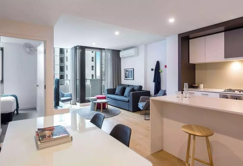 ２ベッドルームのエクゼクティブアパートメント, Oaks Melbourne Southbank Suites