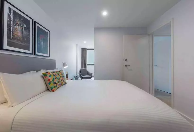 ２ベッドルームのエクゼクティブアパートメント, Oaks Melbourne Southbank Suites