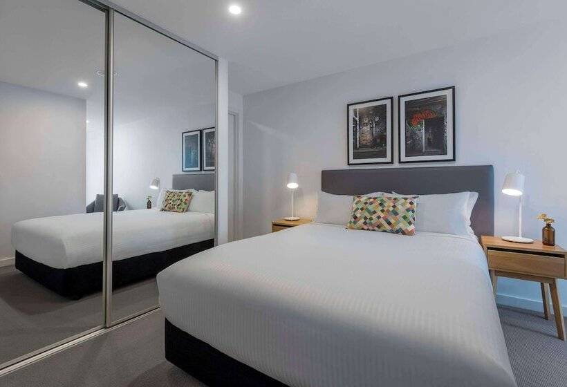 شقة إدارية غرفتين نوم, Oaks Melbourne Southbank Suites