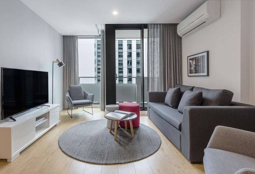 شقة إدارية غرفتين نوم, Oaks Melbourne Southbank Suites