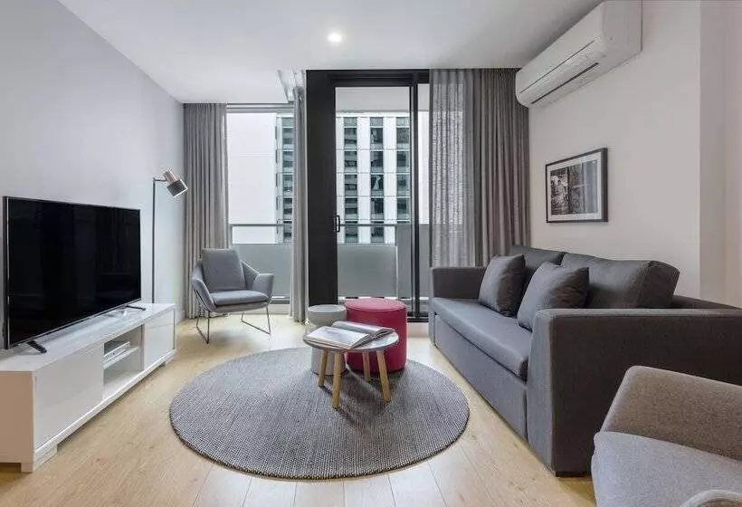 ２ベッドルームのエクゼクティブアパートメント, Oaks Melbourne Southbank Suites