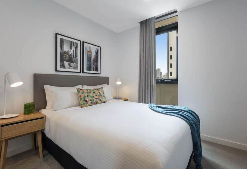 شقة إدارية غرفتين نوم, Oaks Melbourne Southbank Suites
