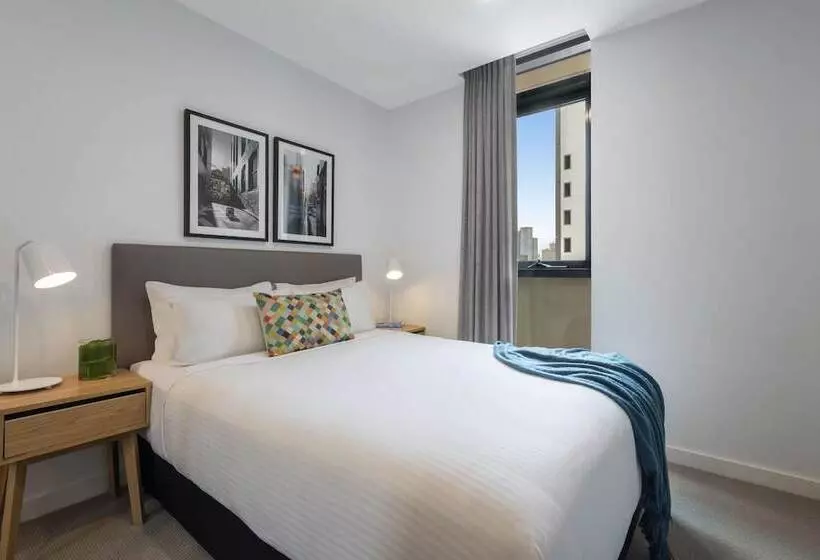 ２ベッドルームのエクゼクティブアパートメント, Oaks Melbourne Southbank Suites