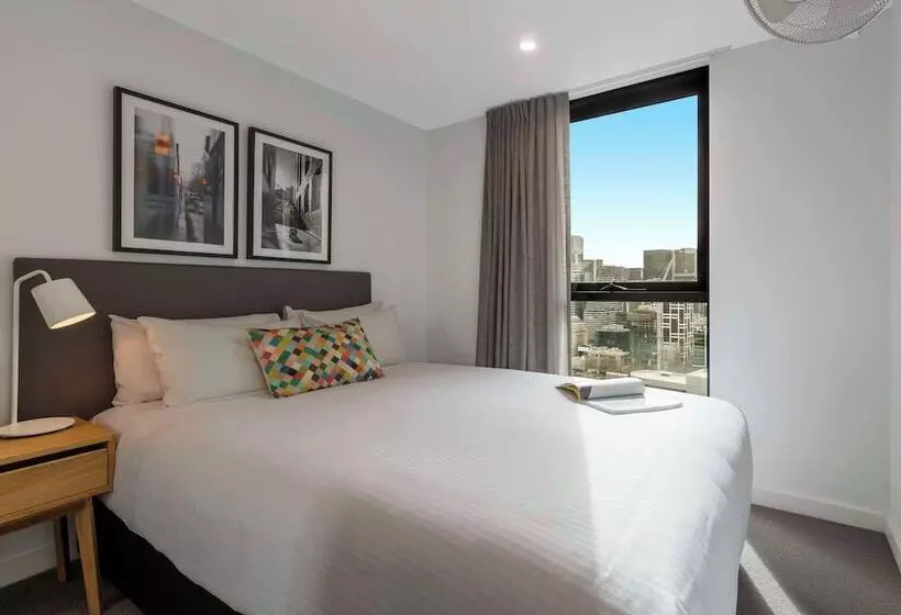 ２ベッドルームアパートメント, Oaks Melbourne Southbank Suites