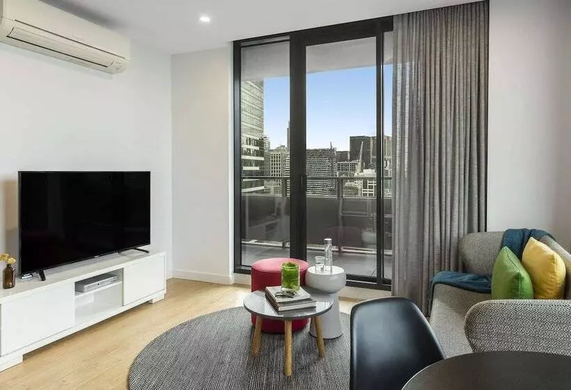 ２ベッドルームアパートメント, Oaks Melbourne Southbank Suites