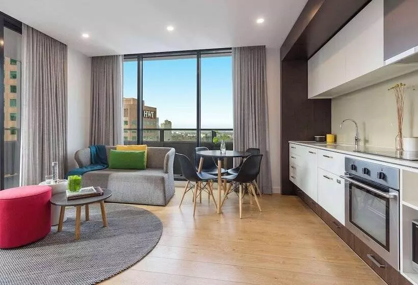 ２ベッドルームアパートメント, Oaks Melbourne Southbank Suites